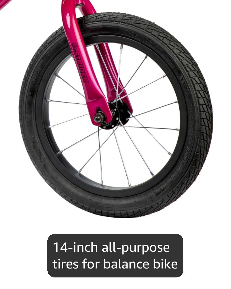 Amazon.com: Strider 14x Classic, Funky Fuchsia- Balance Bike for